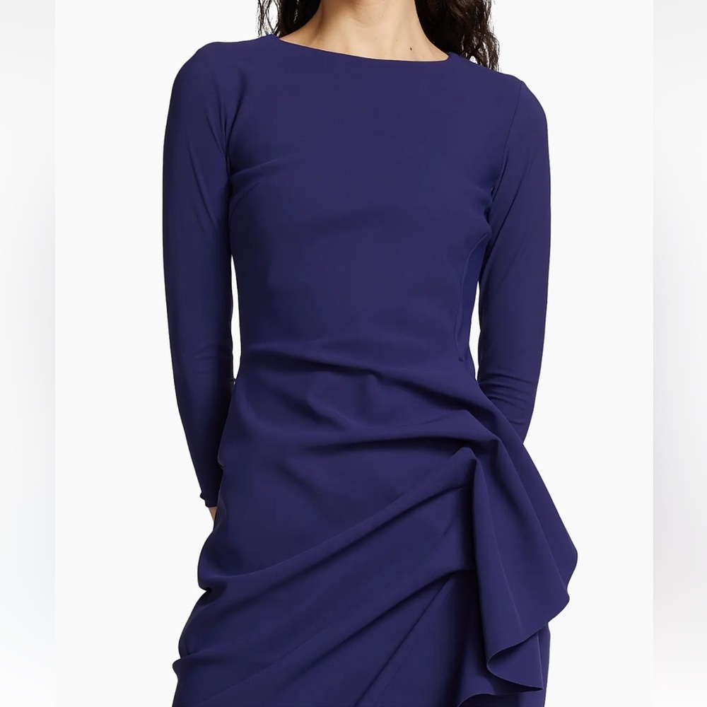 Chiara Boni La Petite Robe Gathered Side Midi-Dress Size 2 NWT - Picture 5 of 9